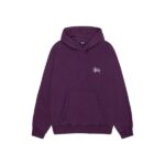 Stussy Brand Logo Viola Di Base Felpa