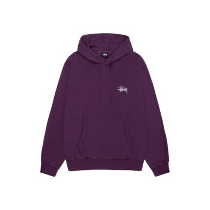 Stussy Brand Logo Viola Di Base Felpa